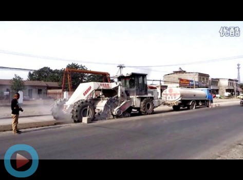 WR2300L，長(zhǎng)葛S325省道水穩(wěn)路基冷再生